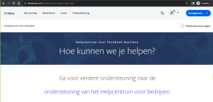 Afb 1 - Ga naar de helpdeskpagina en log in op je persoonlijke profiel